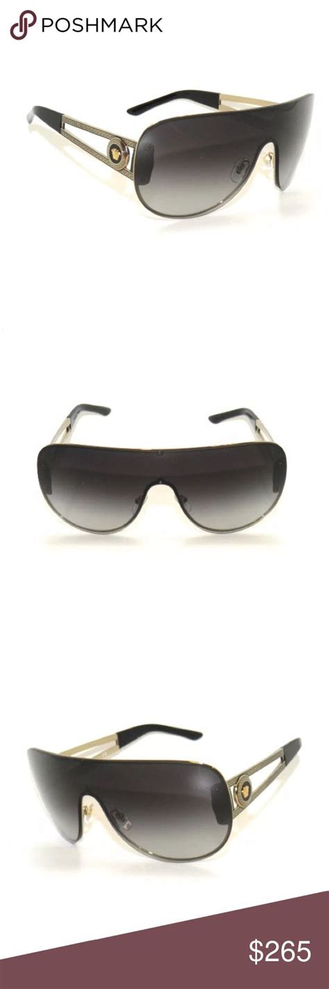 versace sunglasses black and gold|black versace sunglasses gold inside.